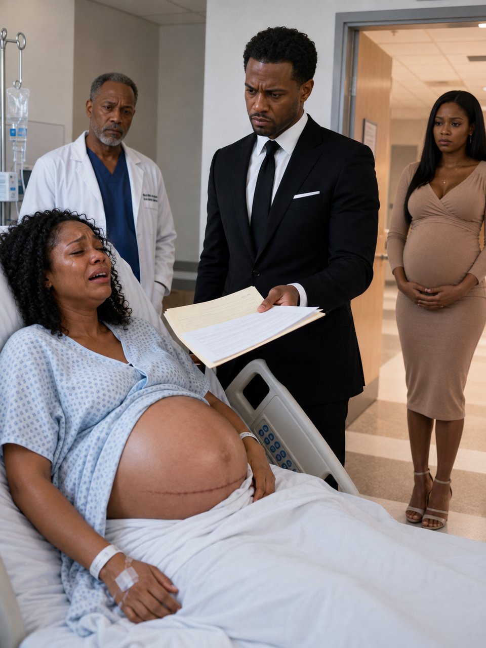 My husband ordered the doctors to remove my uterus while I was still sedated in the hospital, and his mistress showed up rubbing her pregnant belly.