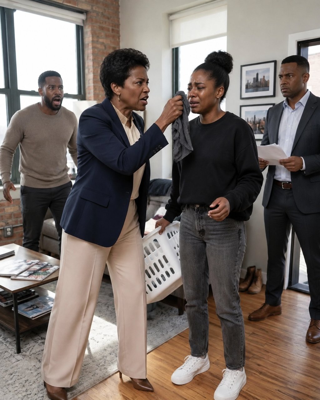 While my husband's niece stayed rent-free, she demanded I do her laundry and make breakfast, then threw her dirty underwear at my face, pushing me to lose patience, only for my husband to stand up and change the confrontation's direction.