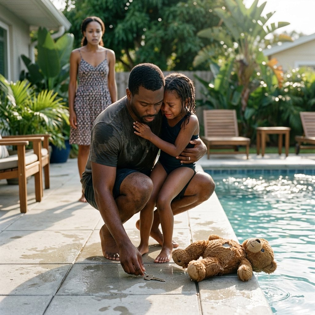 The Stepmother Dragged Sophie By The Hair Toward The Pool While She Begged For Her Mother's Teddy Bear.