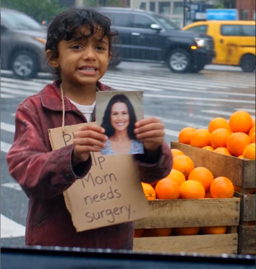 The little girl shouldn't have been there.
