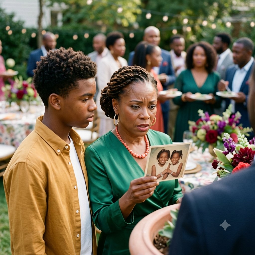 At A Luxury Garden Party, A Teenage Boy Handed A Wealthy Woman An Old Photograph — Then Said A Name She Hadn't Heard Since She Was Seventeen.