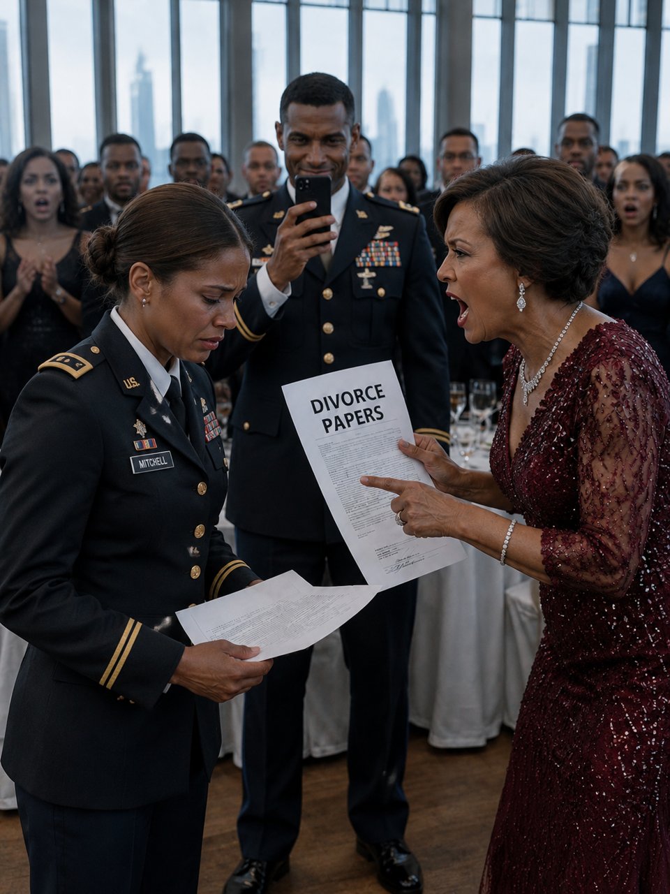 For my thirty-first birthday, my mother-in-law handed me divorce papers in front of my full unit at the Army Ball.