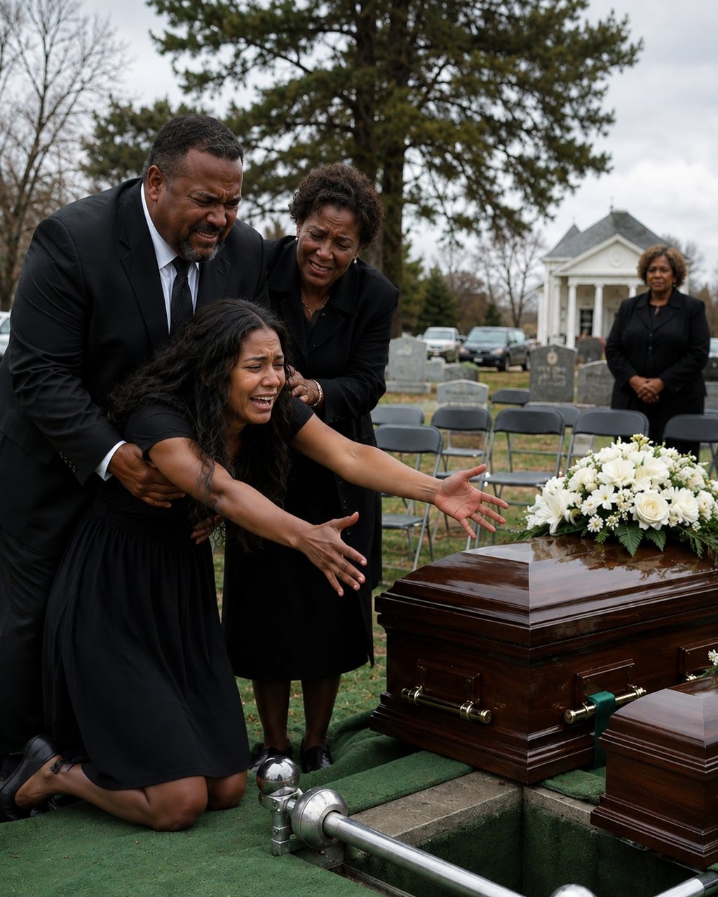 "My parents missed the funeral of my husband and two children because it was my sister's birthday.