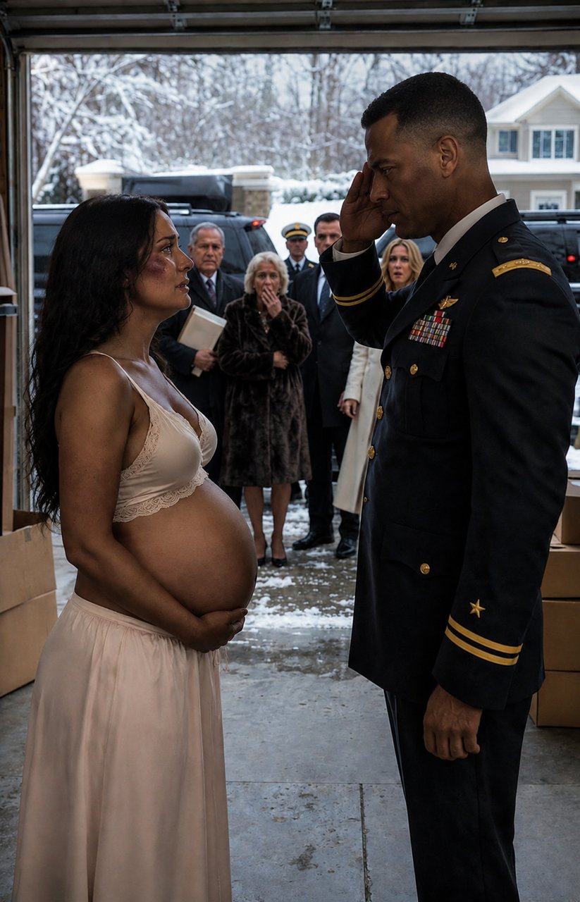 Just hours after my husband's military funeral, my own family glanced at my pregnant belly and decided I didn't deserve a cozy room.