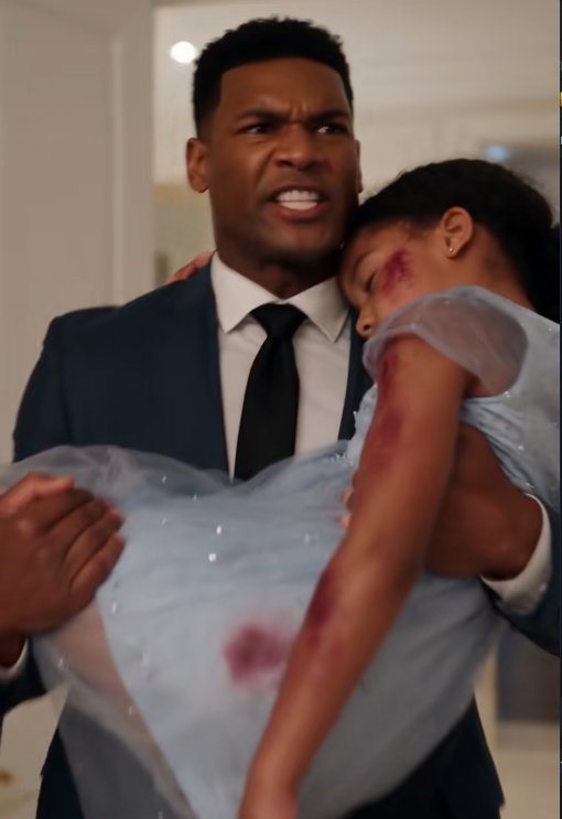 Caleb Mercer walked into his daughter's fifth birthday party carrying her against his chest like she was made of glass.