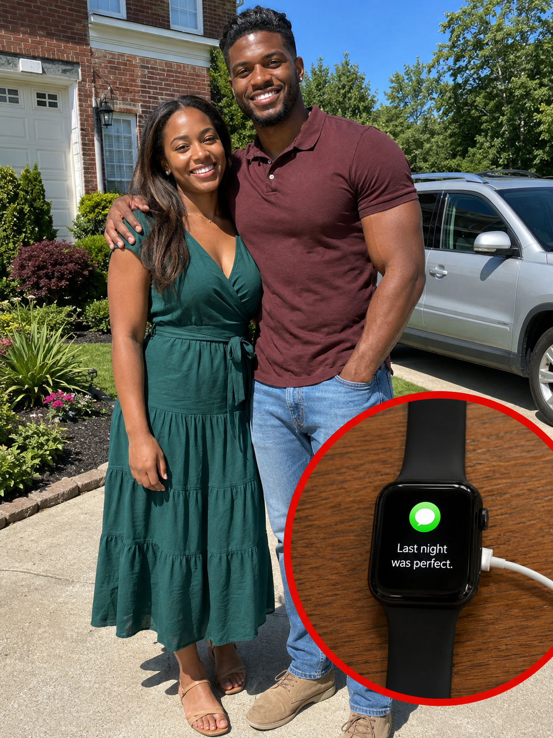 My husband forgot his Apple Watch on the charger, and a message lit up the screen saying, "Last night was perfect" — I never told him what I'd seen, but that morning, I quietly followed him when he left the house.
