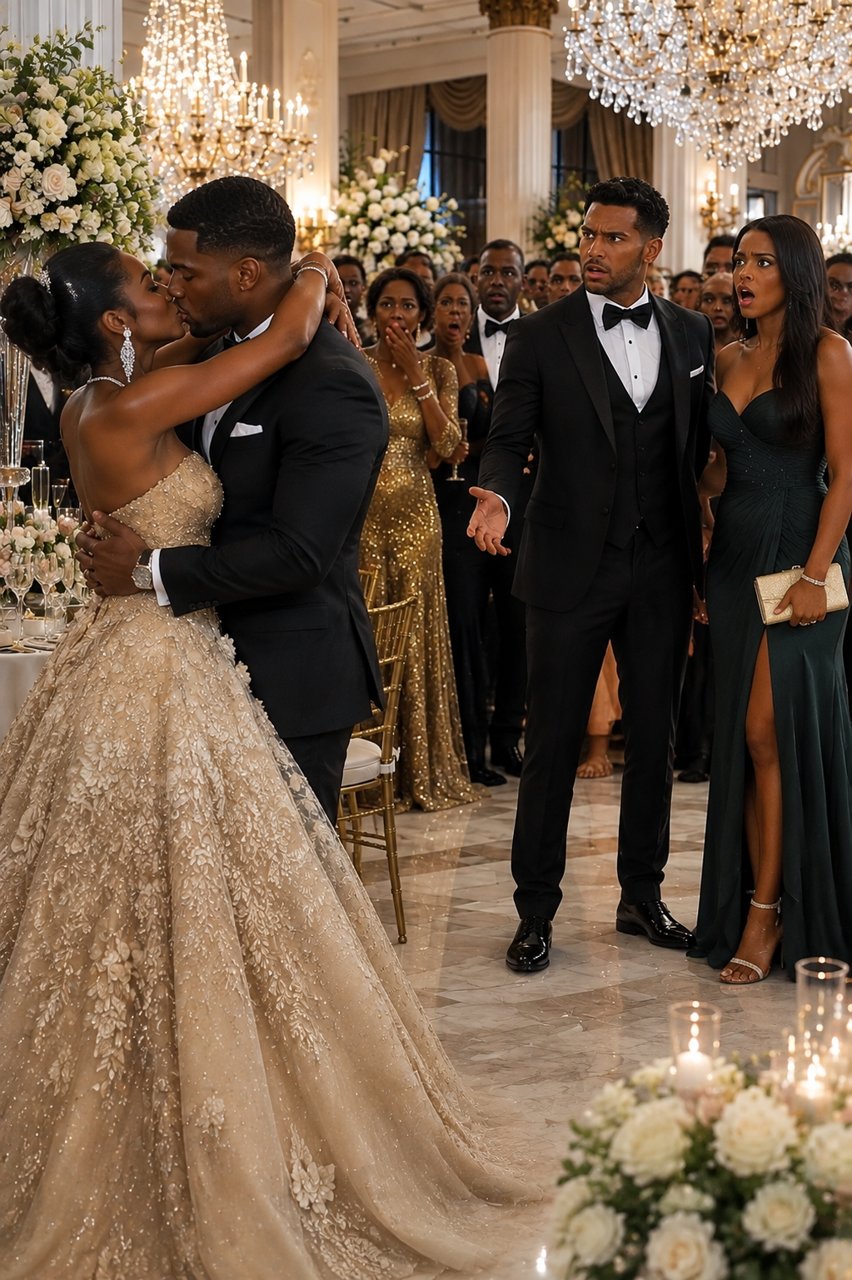 At our wedding gala, I caught my fiancé kissing another woman while both our families celebrated around us.