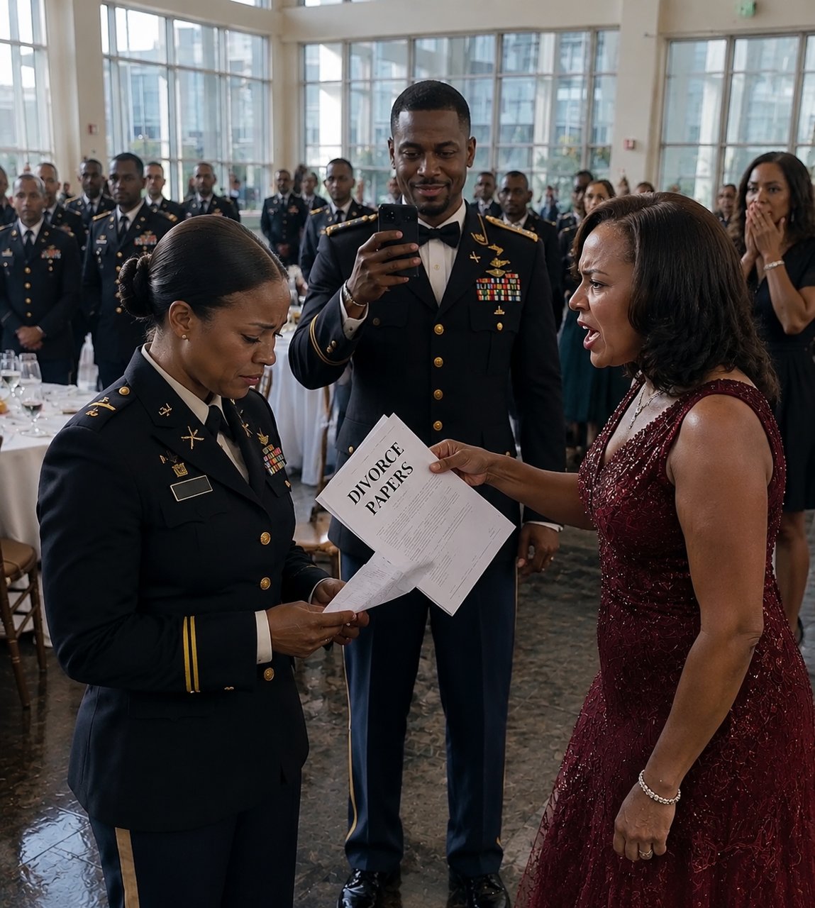 For my 31st birthday, my mother-in-law handed me divorce papers in front of my entire unit at the Army Ball.