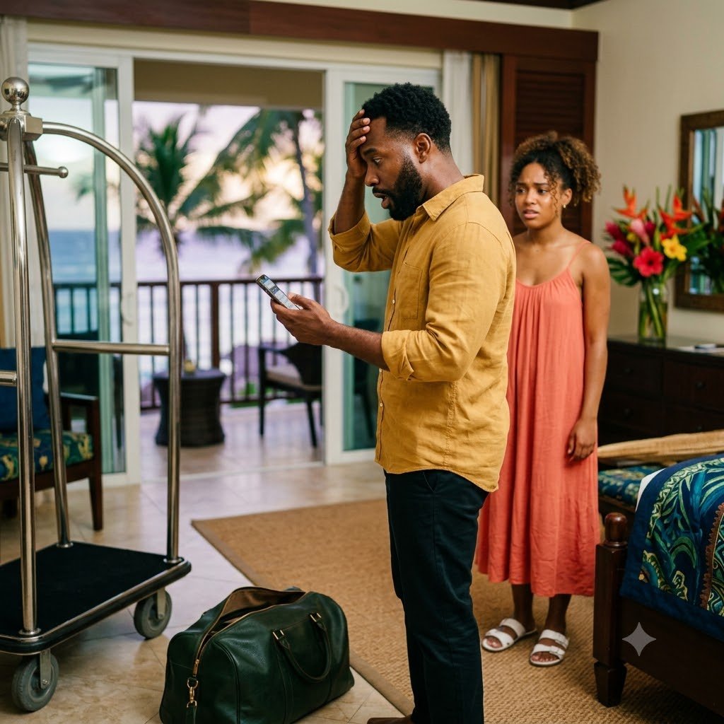 My husband invited his secretary on our honeymoon, so I let them board the plane without me.