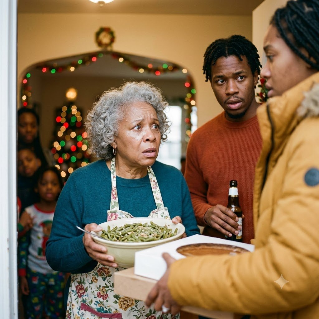 By six-thirty on Christmas Eve, the bakery had begun turning itself back into an ordinary room.