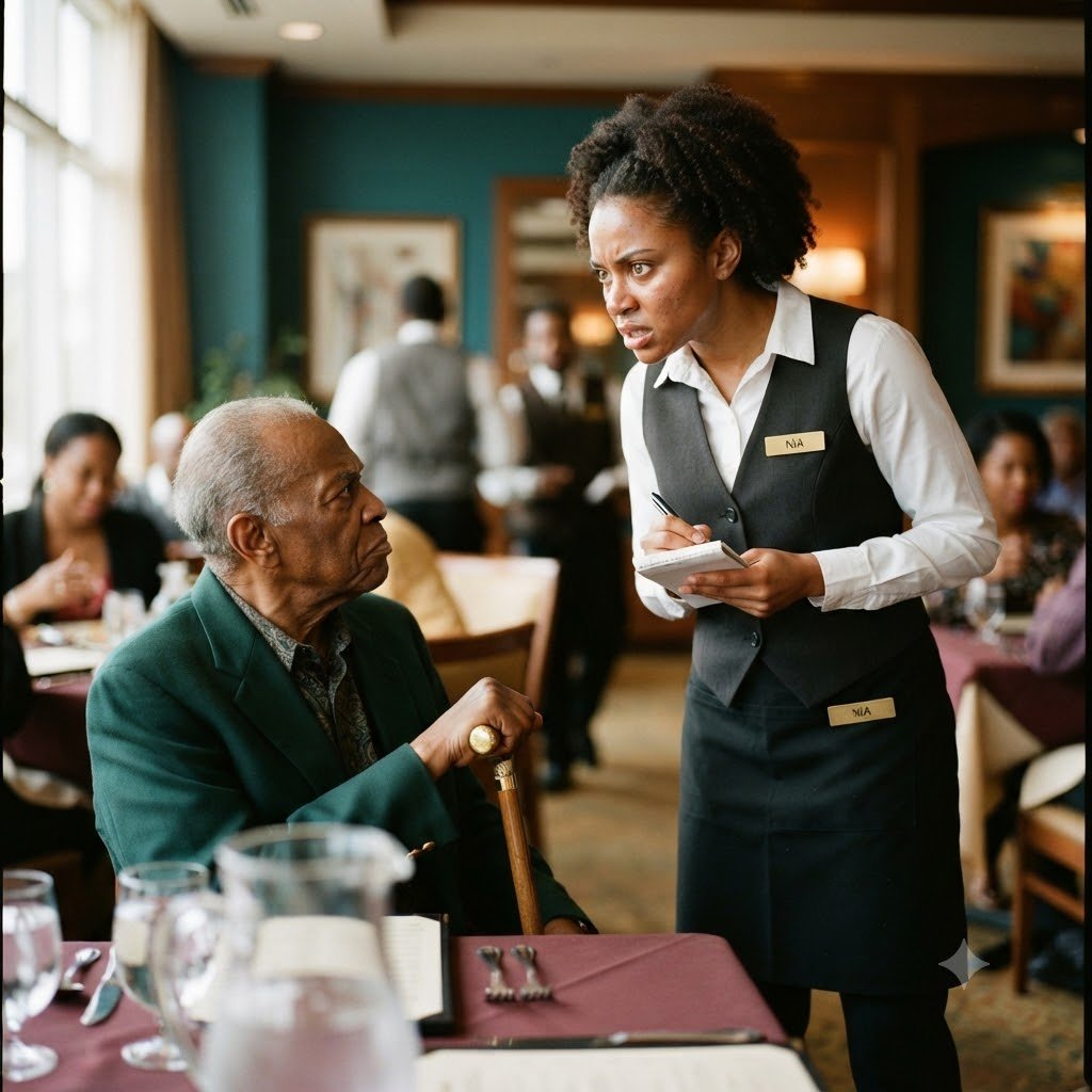 THE WAITRESS WHO TOLD THE DON TO LEAVE