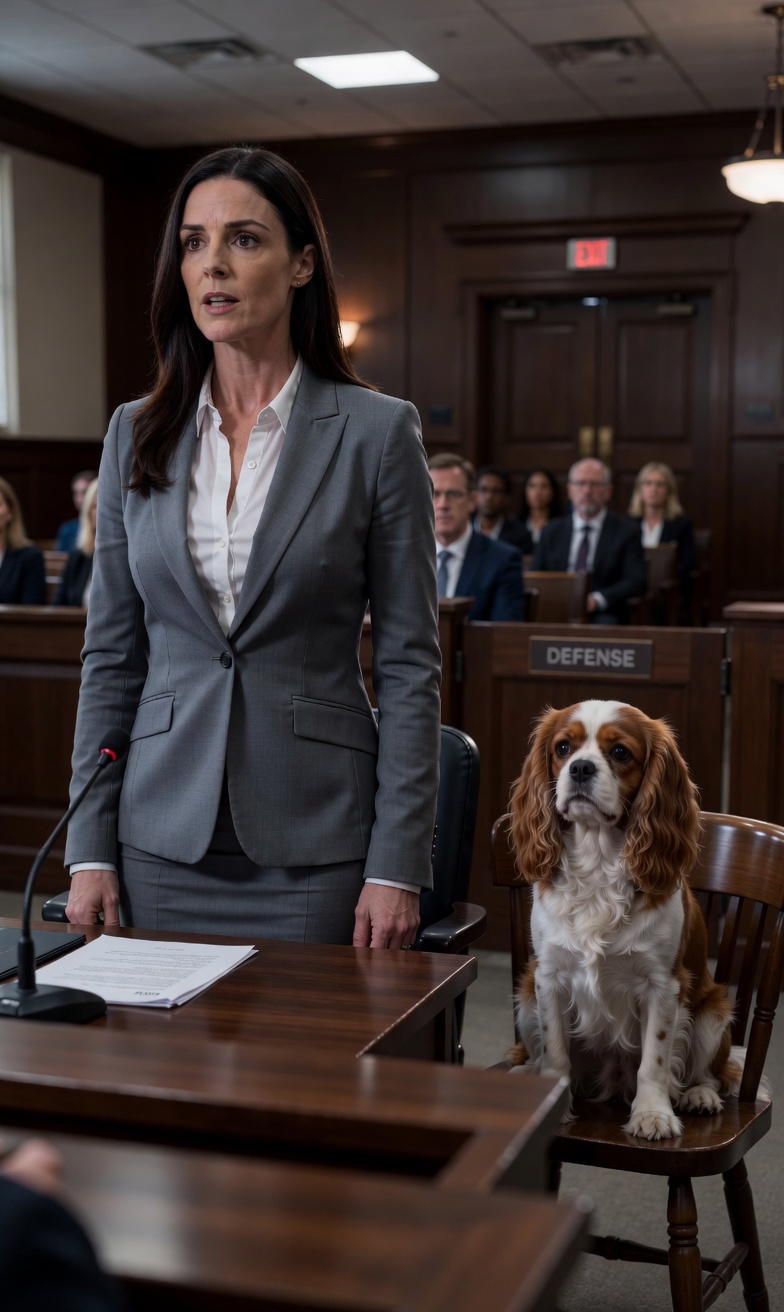“The Dog Who Saved Her Twice: Woman Acquitted Thanks to Silent Guardian”