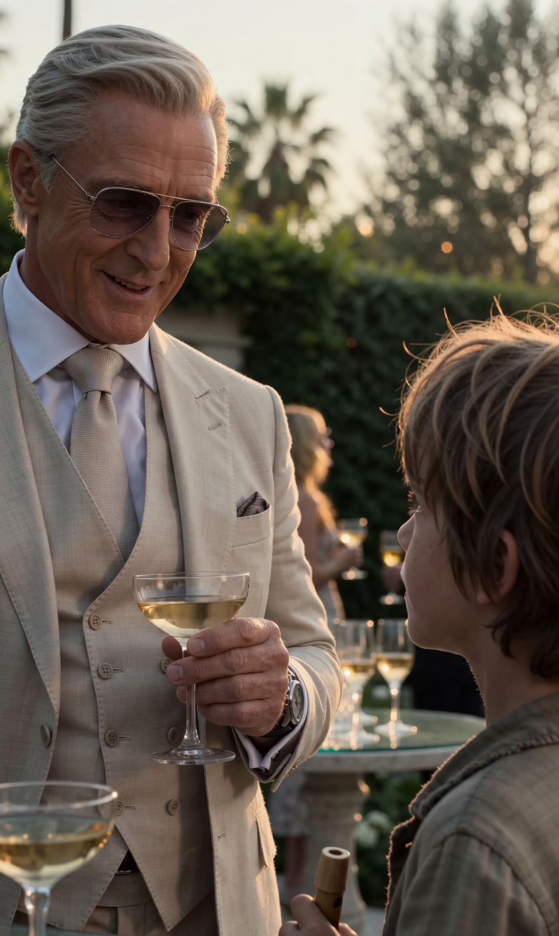 A Poor Boy Played the Flute at a Billionaire’s Garden Party, Then One Photograph Exposed the Lie That Stole His Mother’s Life