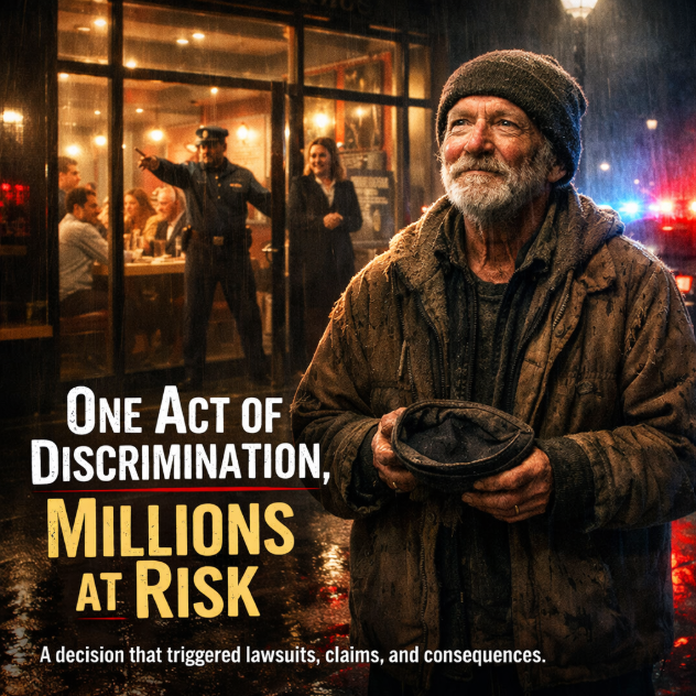 ONE ACT OF DISCRIMINATION, MILLIONS AT RISK