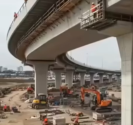HT15. Tragedy as New Skybridge Collapses During Construction…See more