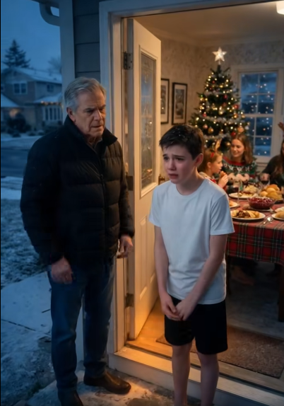 While His Grandson Froze Outside on Christmas, His Family Feasted Inside