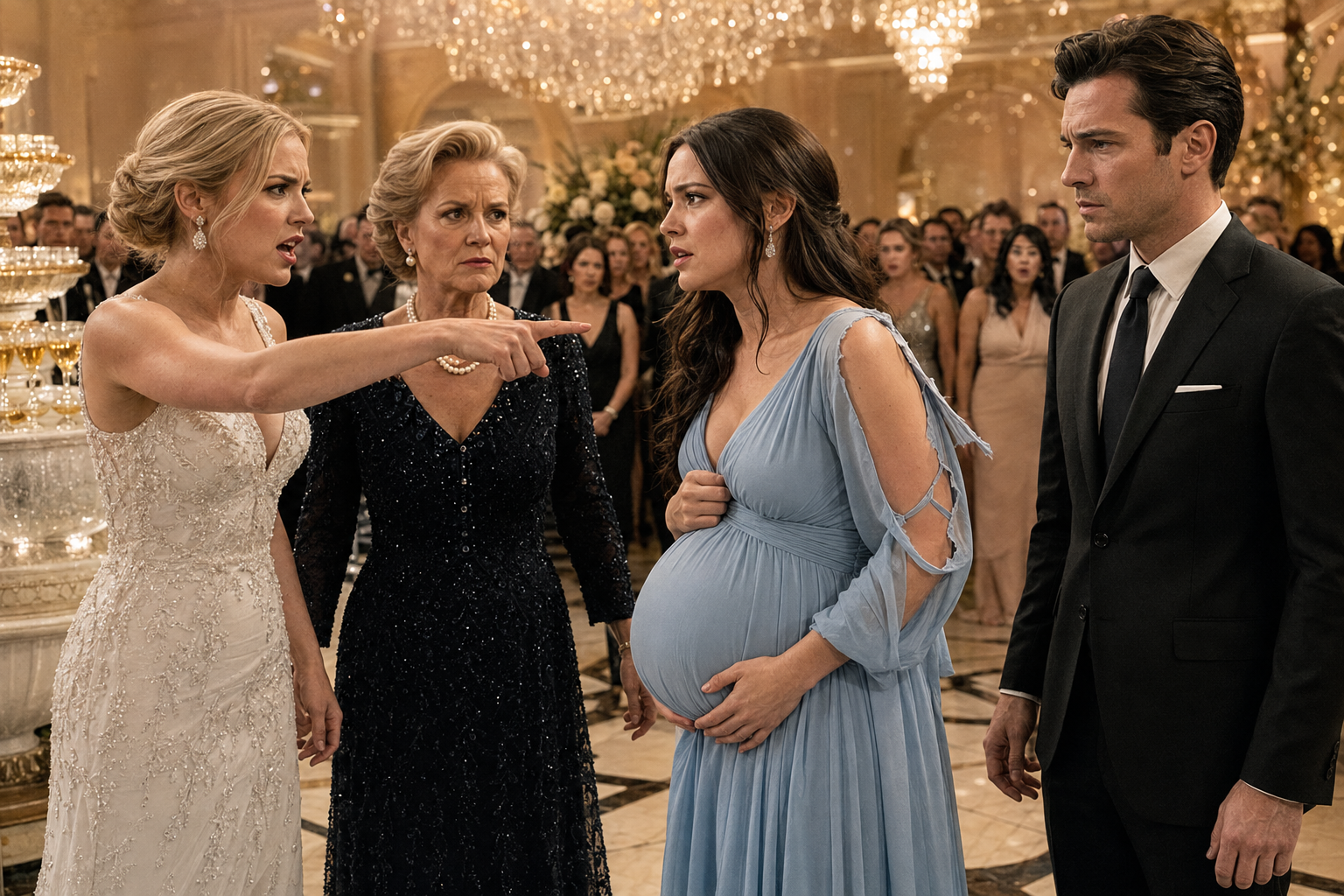 My sister-in-law accused me of stealing her million-dollar wedding ring in front of 200 guests—but while she humiliated me, the ballroom security camera was recording the one person she never thought anyone would suspect.