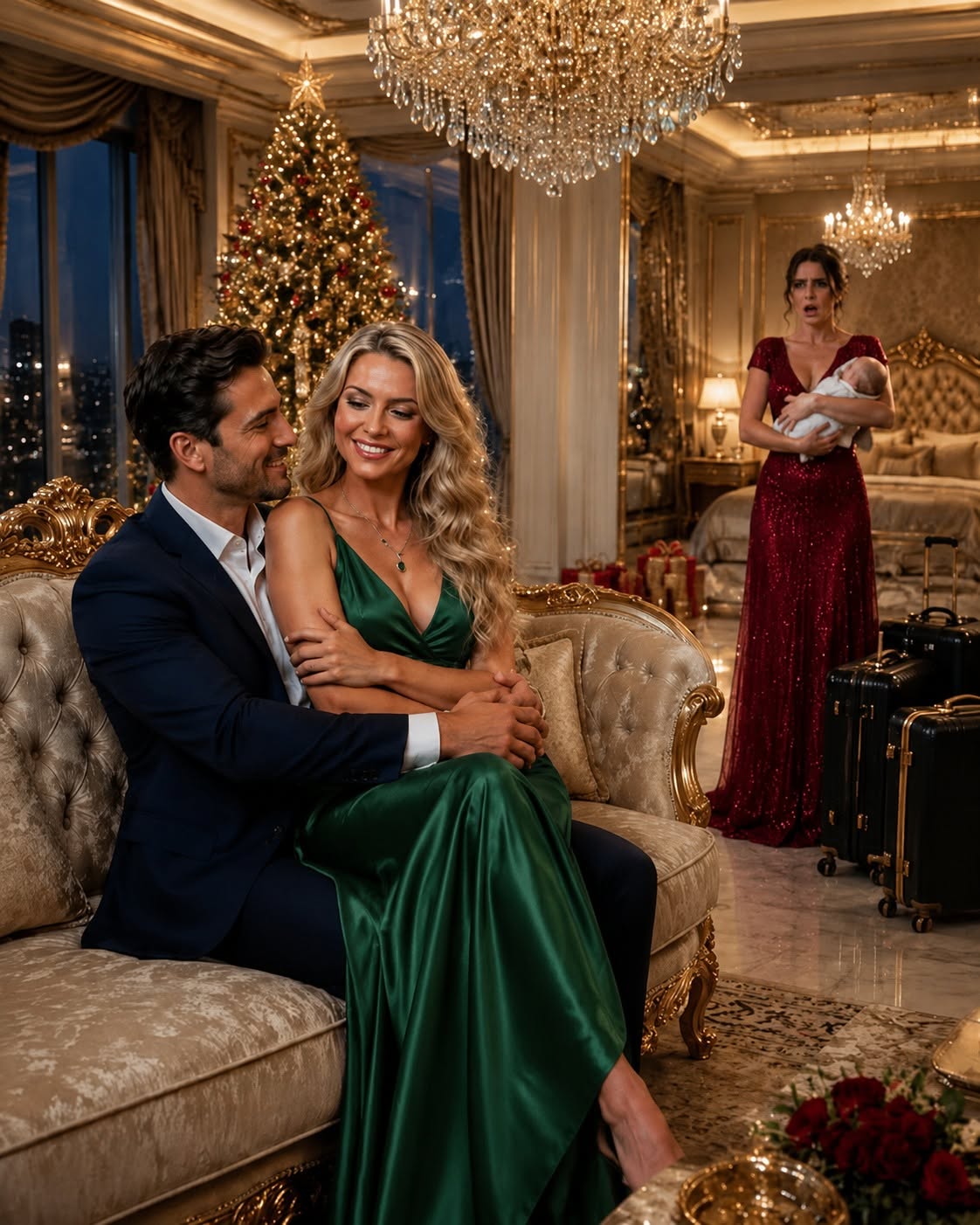 My husband spent Christmas in his mistress’s bed, then came home expecting forgiveness—but the frozen house, empty nursery, and altered birth certificate told him I had erased him from our lives.