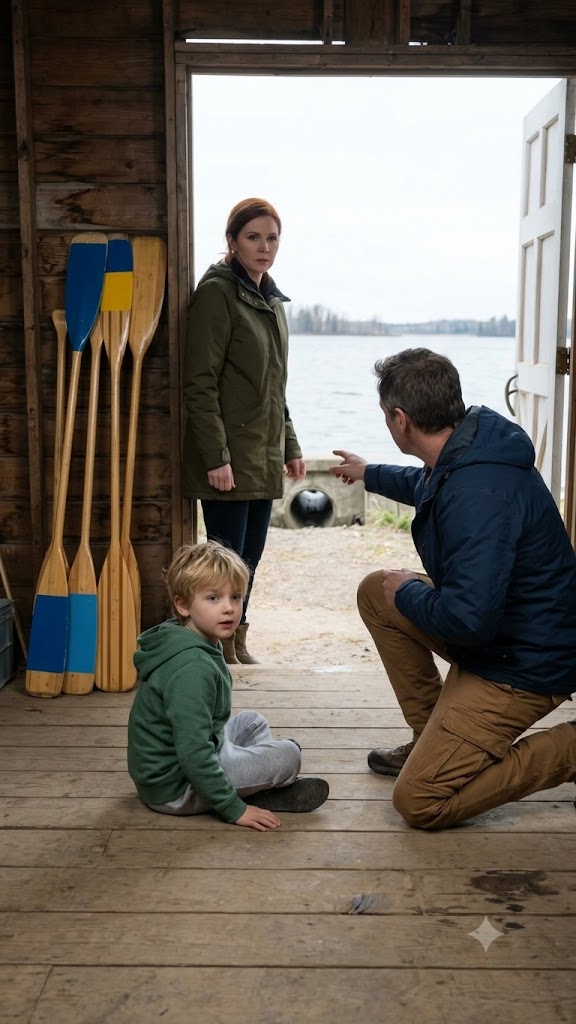 A BOATYARD WORKER BROKE INTO A LOCKED SHED AND FOUND A FIVE-YEAR-OLD BOY TIED UP—BUT WHAT THE CHILD SCREAMED ABOUT HIS LITTLE SISTER MADE HIM RUN FOR THE REEDS…