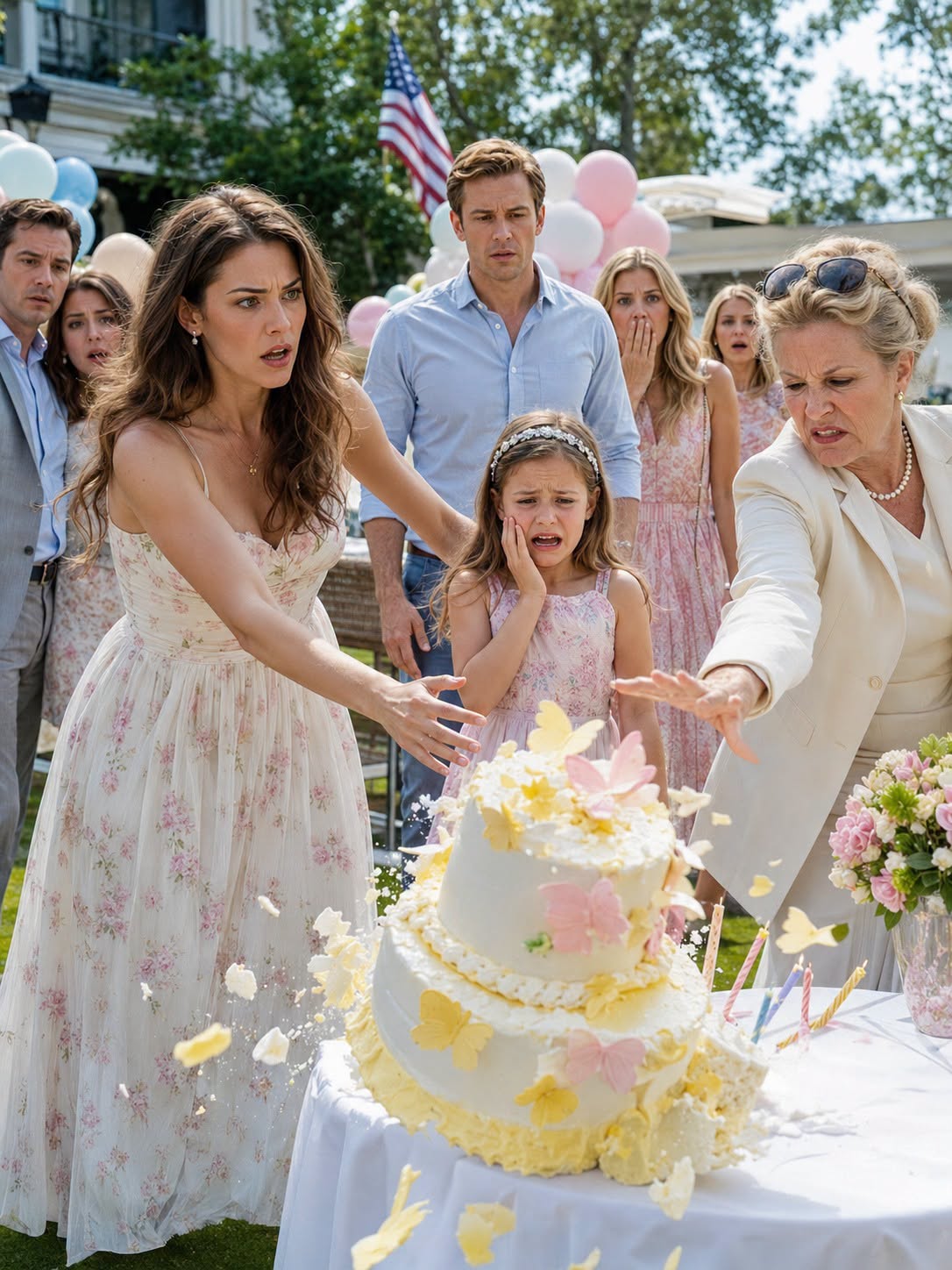 My MIL slapped my 7-year-old daughter, destroyed her birthday cake, and said, “No boy, no birthday”—so I calmly said “Okay,” because she had no idea what was waiting for her in an old family trust.