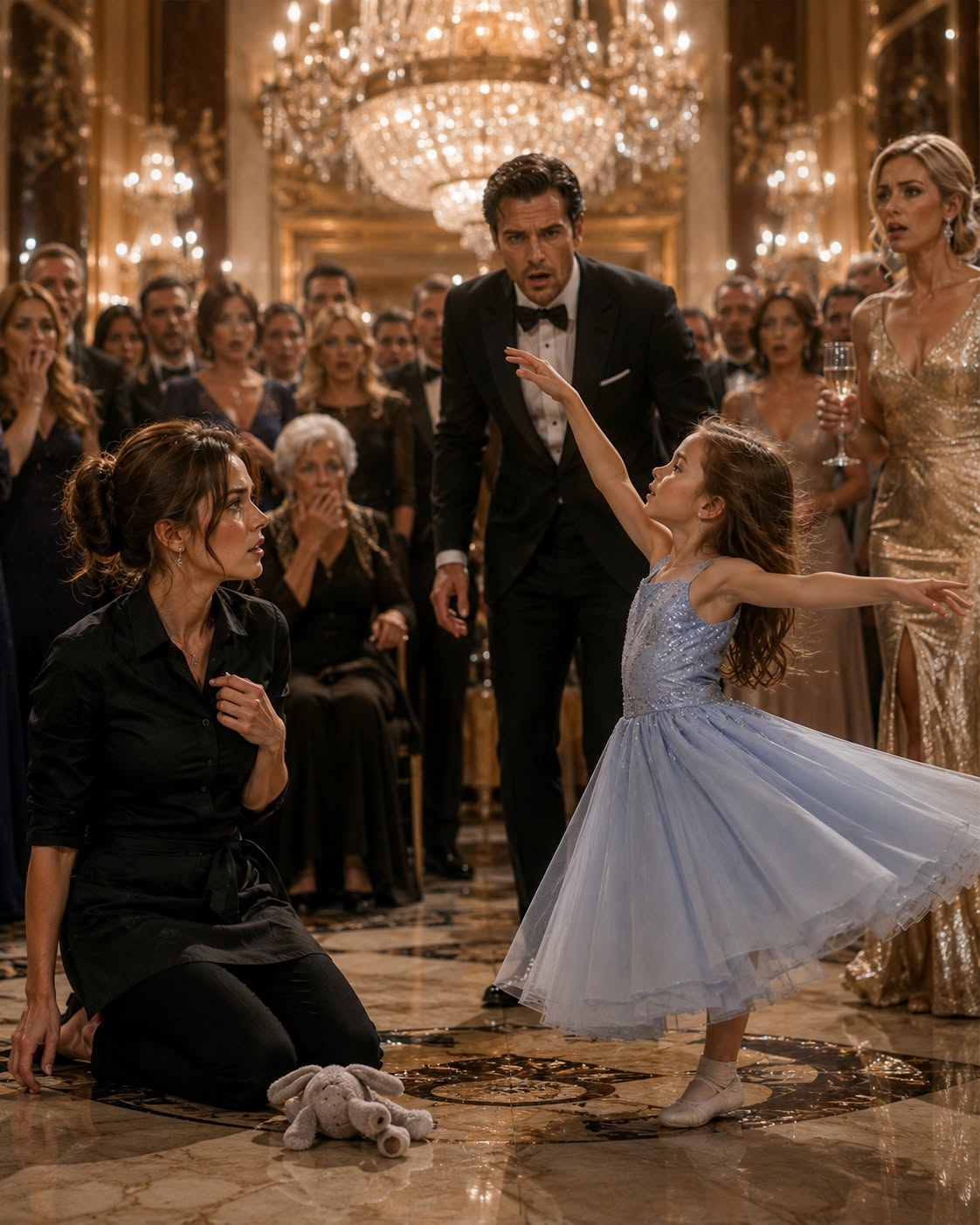 My billionaire daughter’s fiancée offered my six-year-old $1 MILLION to humiliate her—then my little girl danced one forbidden step that made him turn completely white.