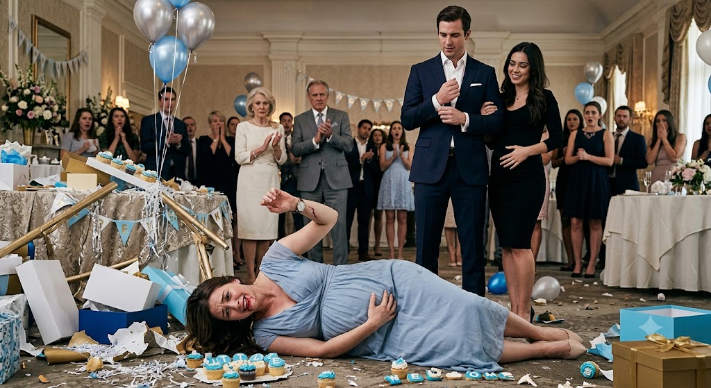 Eight Months Pregnant, I Was Punched by My Husband at My Own Baby Shower—But Exactly One Minute Later, FBI Agents Stormed In and Called His Name.