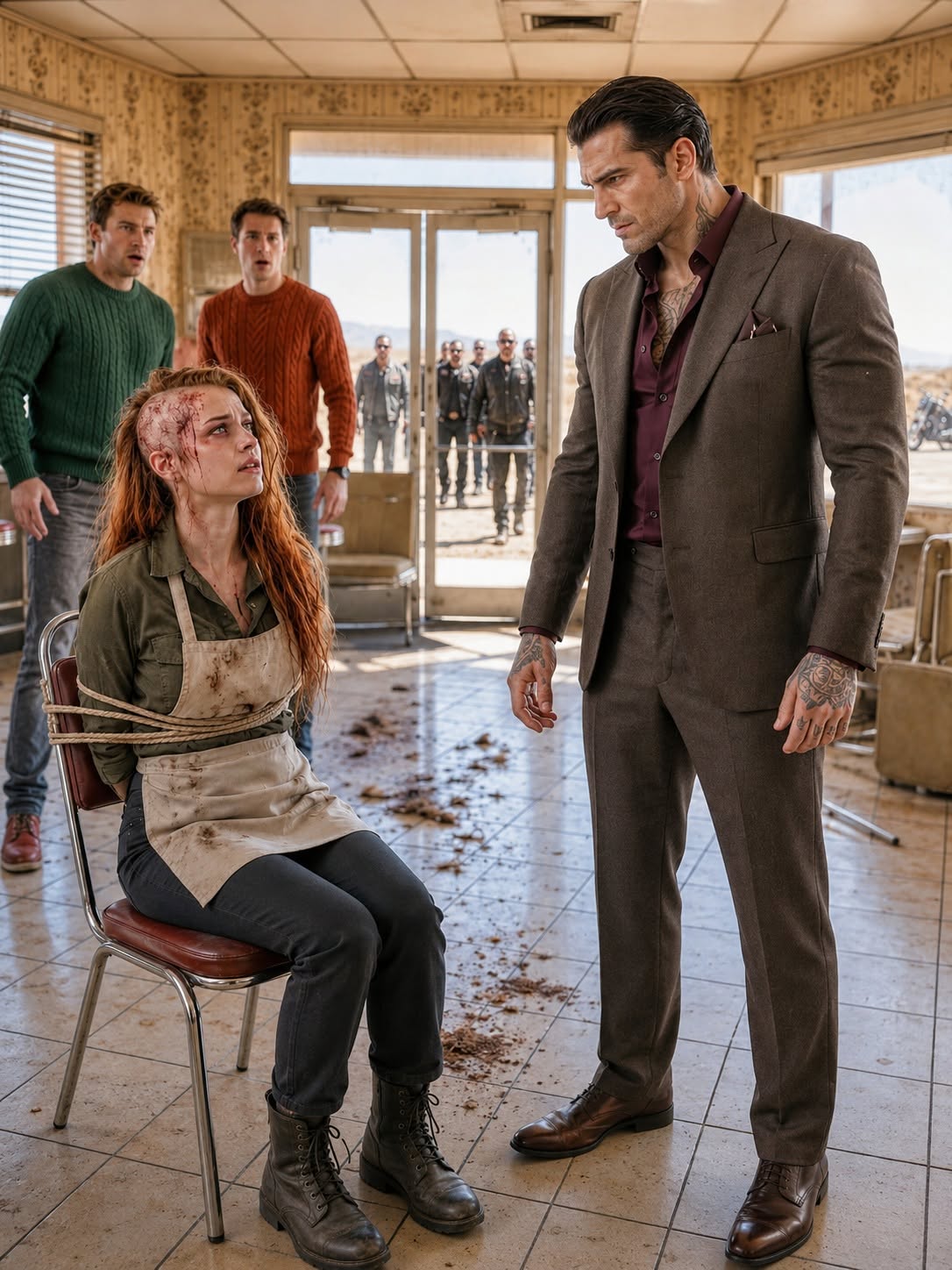 They Shaved the Waitress’s Head for Laughs—Then Blackhaven’s Most Feared Mafia Boss Walked In, Looked at Her Tears, and Said, “That’s My Future Wife.”