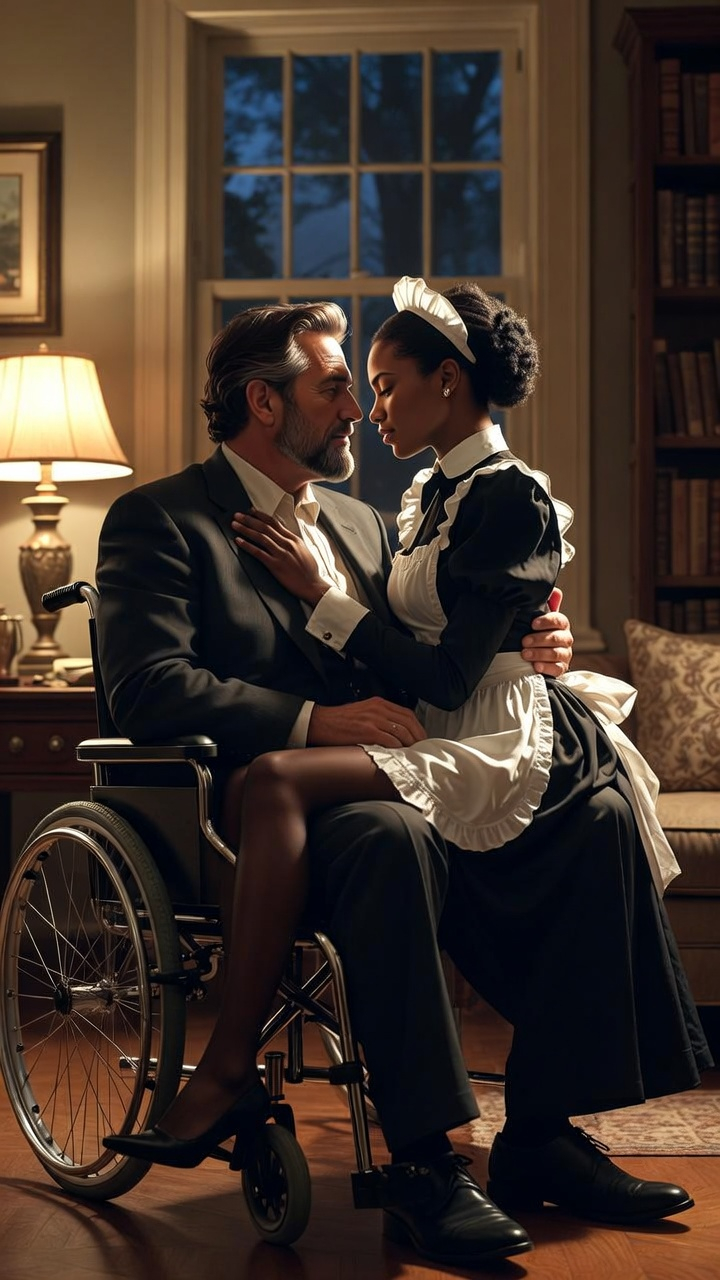 “I Need Love… Don’t Move,” Whispered the Broken Millionaire to His Maid — What Happened That Stormy Night Changed Him Forever.H