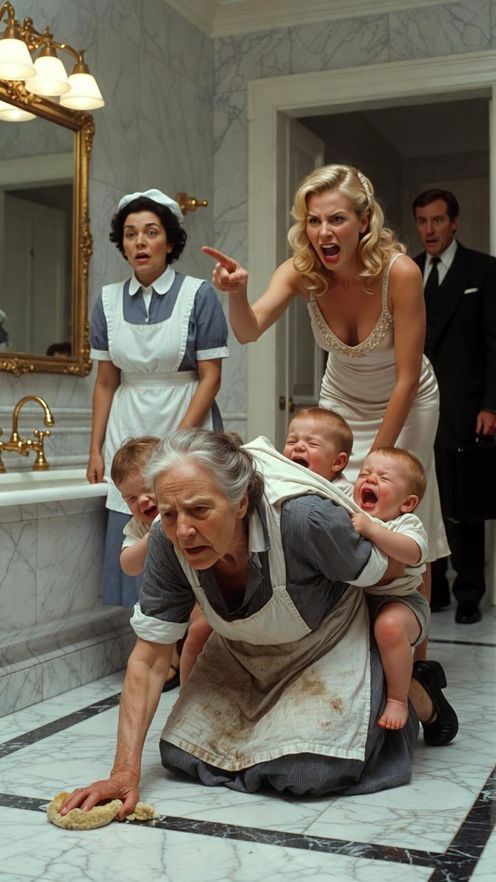 “I Came Home Early… and Found My Wife Forcing My Mother to Clean the Bathroom on Her Knees”.V