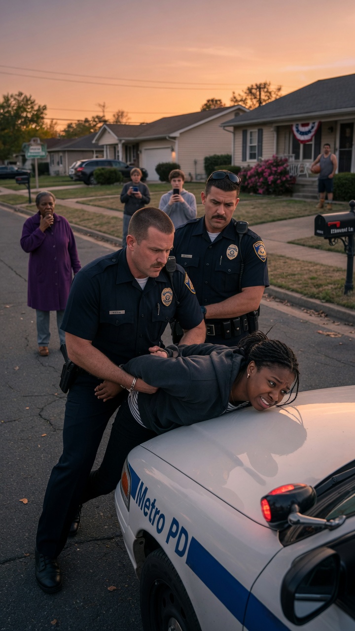 They Pinned Her to the Ground—Until One ID Card Turned the Entire Neighborhood Silent.V