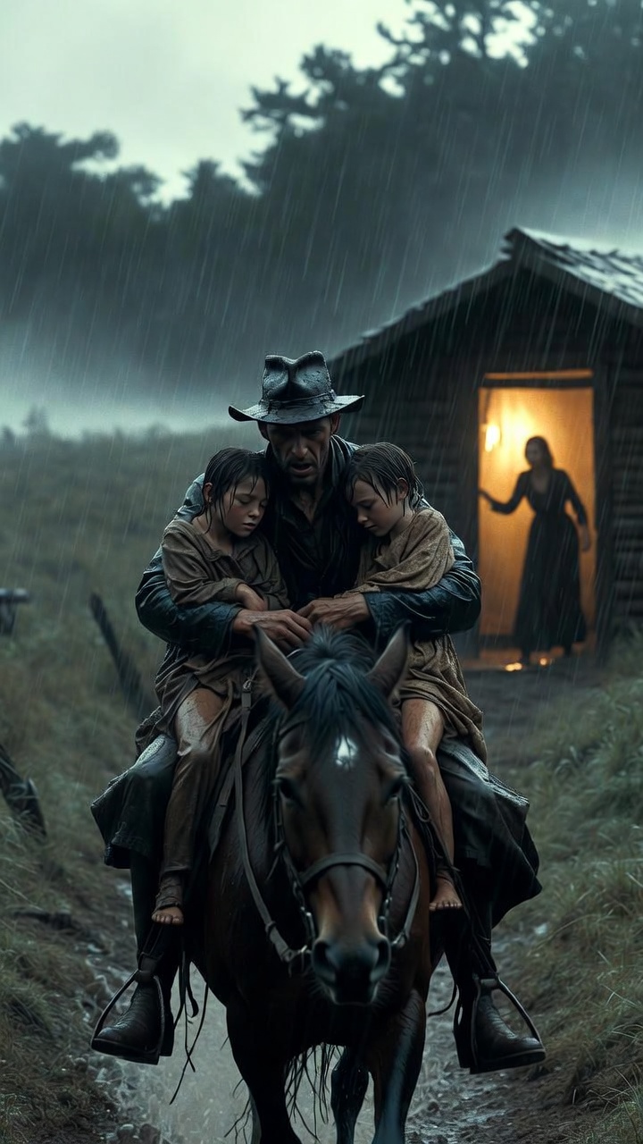 A Poor Cowboy Found Two Children in the Freezing Snow — What He Did Next Changed All Their Lives.H