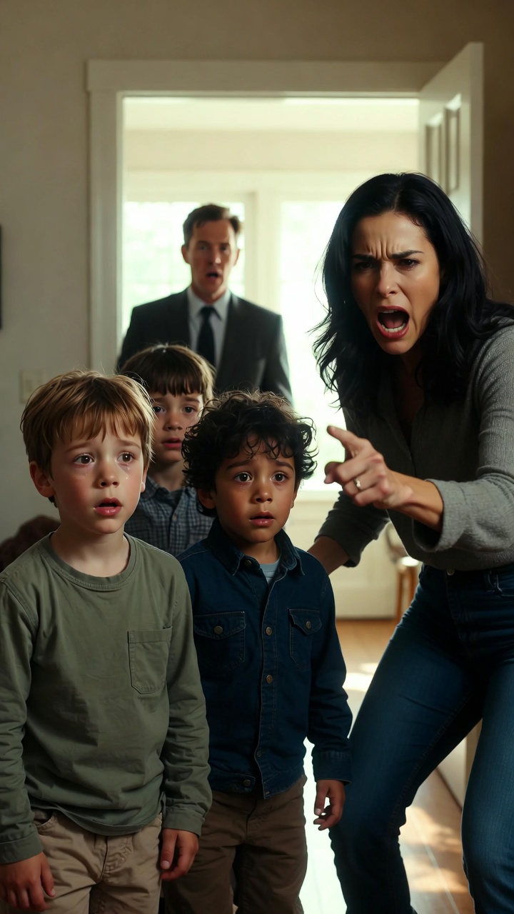 He Pretended to Leave for a Business Trip… Then Came Back and Saw What His Girlfriend Was Doing to His Kids.H