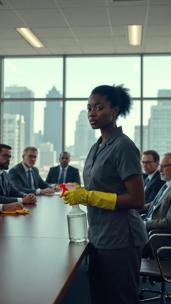 She Cleaned His Office for Years—Then Fired Him in Front of the Entire Board.TMV