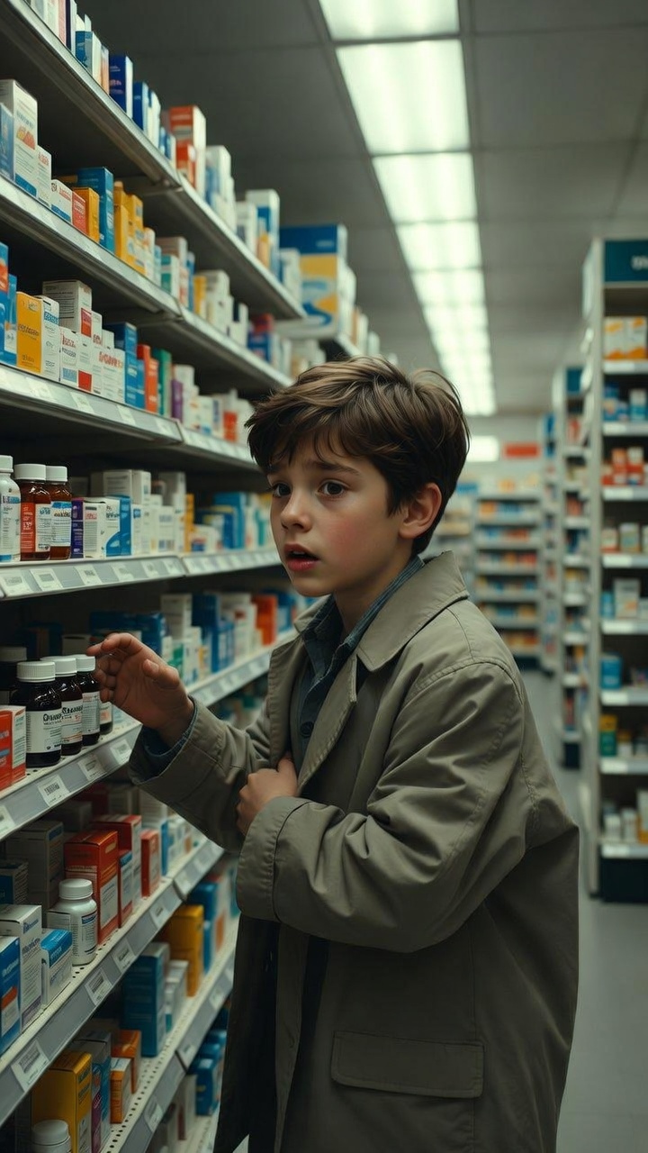 “He Tried to Steal Medicine for His Mom—What They Found at Home Changed Everything”.V