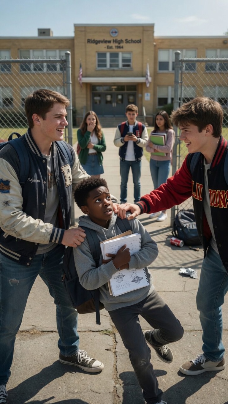 They Bullied the New Kid—Until 10 Bikers Arrived and Changed Everything Forever.V