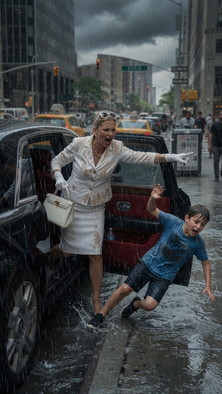 She Pushed a Homeless Boy Into the Rain—Then One Mark on His Hand Changed Her Life Forever.V