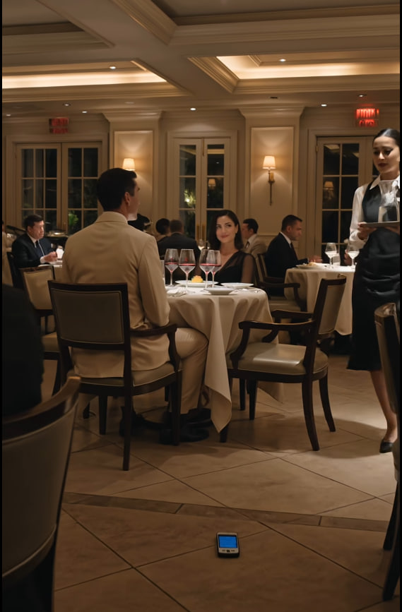 The Waitress Leaned In… And Saved His Life in One Sentence.H