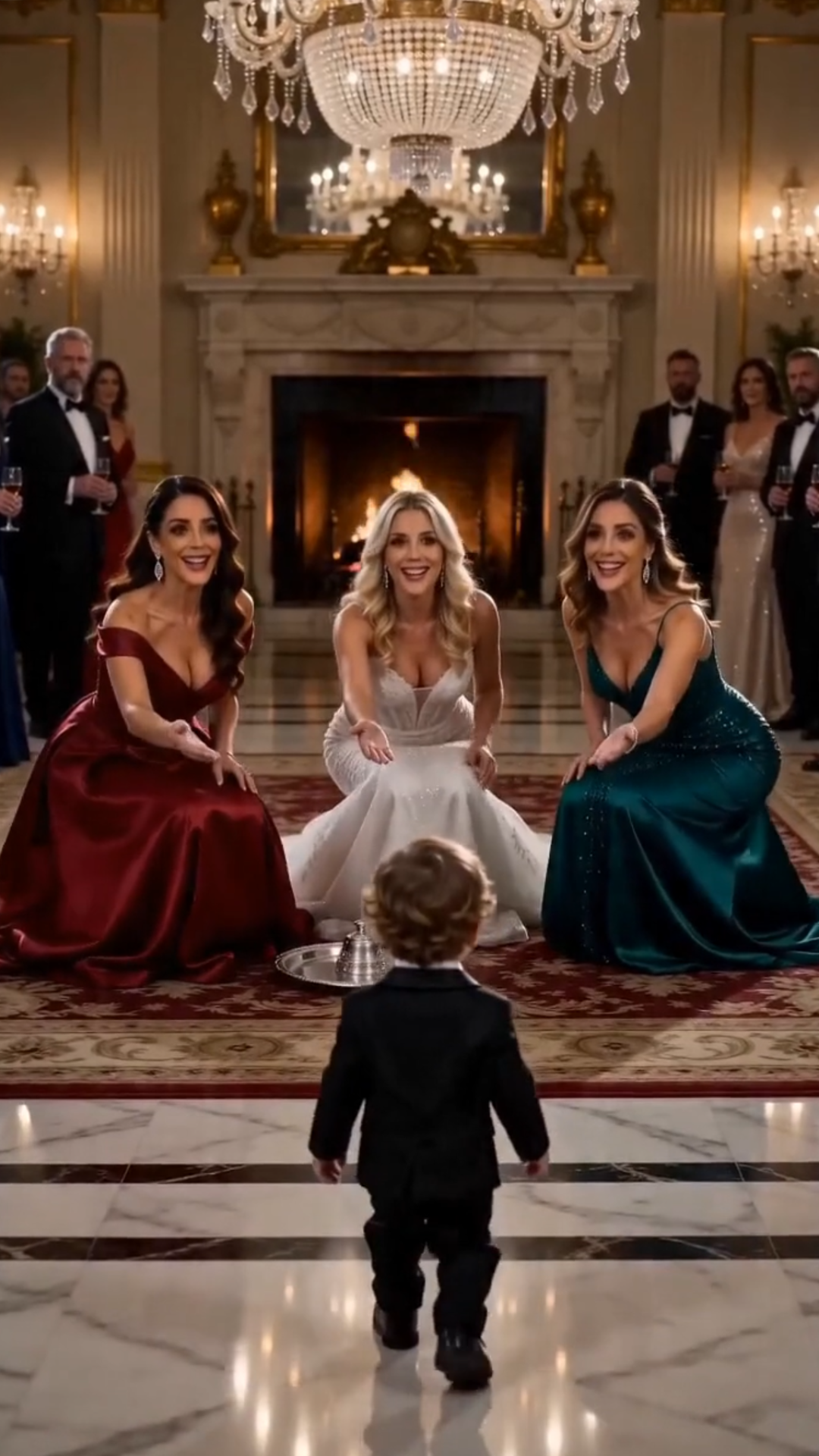 The Toddler Was Supposed to Choose One of the Elegant Women—But He Turned to the Maid