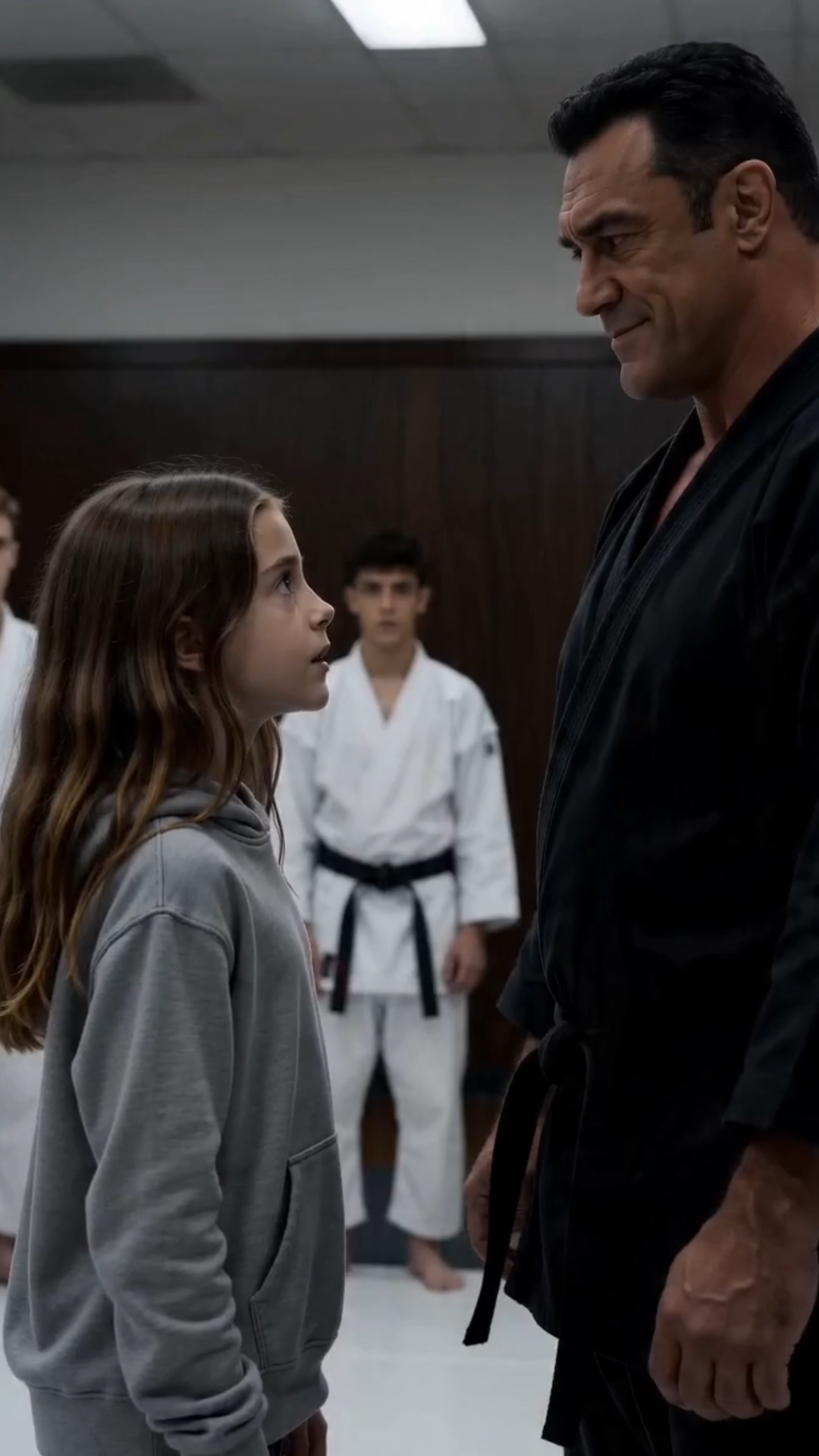El hijo de la limpiadora caminó sobre el tatami — y su primer movimiento cambió todo el dojo