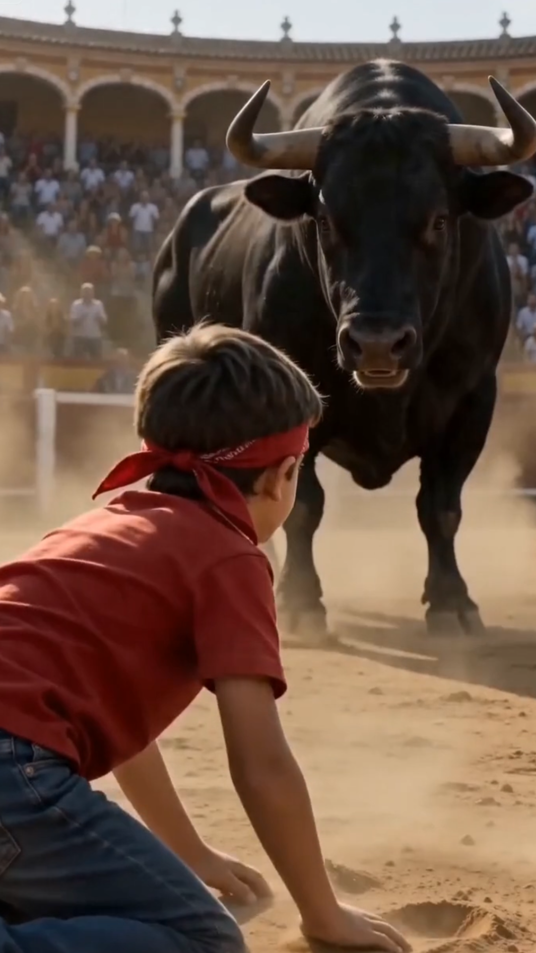 🎬PARTE 2: El niño entró en la arena… y el toro reveló un secreto que nadie debía conocer