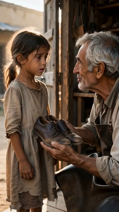 Le regaló zapatos a una niña pobre y treinta años después ella regresó