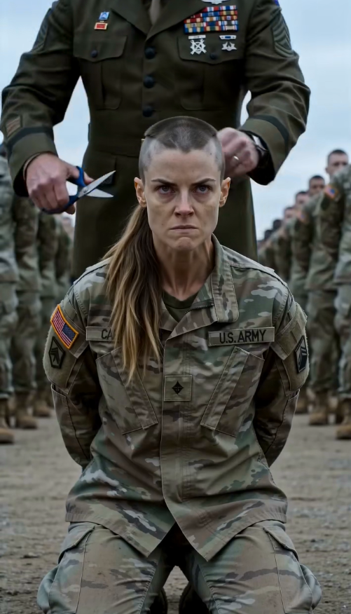 El coronel le cortó el cabello, pero ella lo humilló ante todos