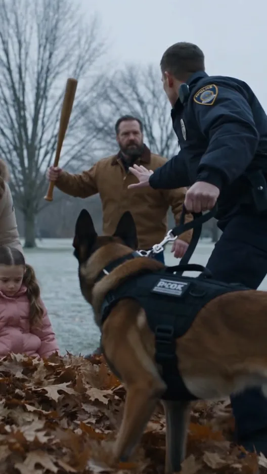 TODOS CREYERON QUE EL PERRO ESTABA ATACANDO A LA NIÑA HASTA QUE ESCUCHARON LO QUE HABÍA BAJO LAS HOJAS