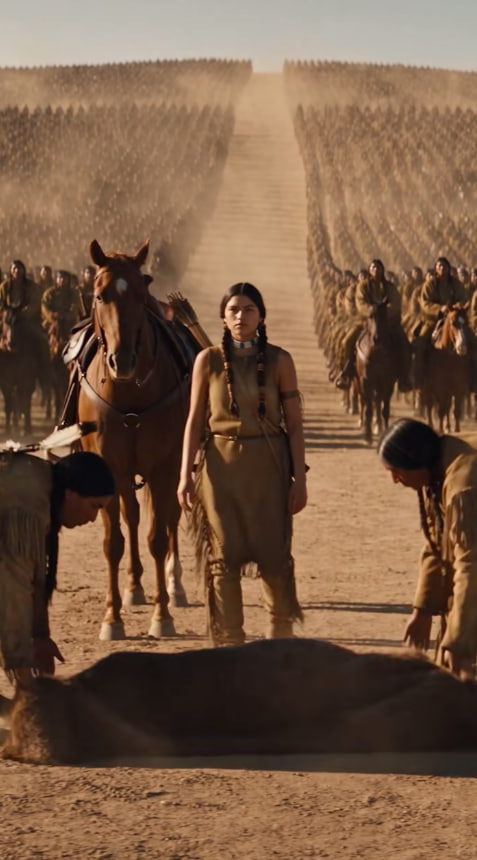 Él pensó que miles de guerreros habían venido a quitarle sus tierras… hasta que descubrió la verdadera razón por la que estaban allí.