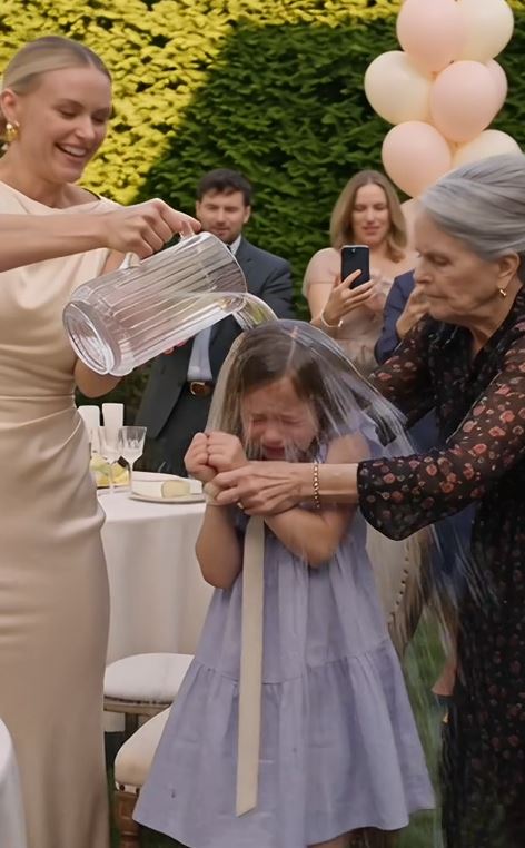 Everyone at the Party Was Laughing—Until the Father Walked Through the Door. Then He Saw the Chain Around His Little Girl… and Learned This Wasn’t the First Time.