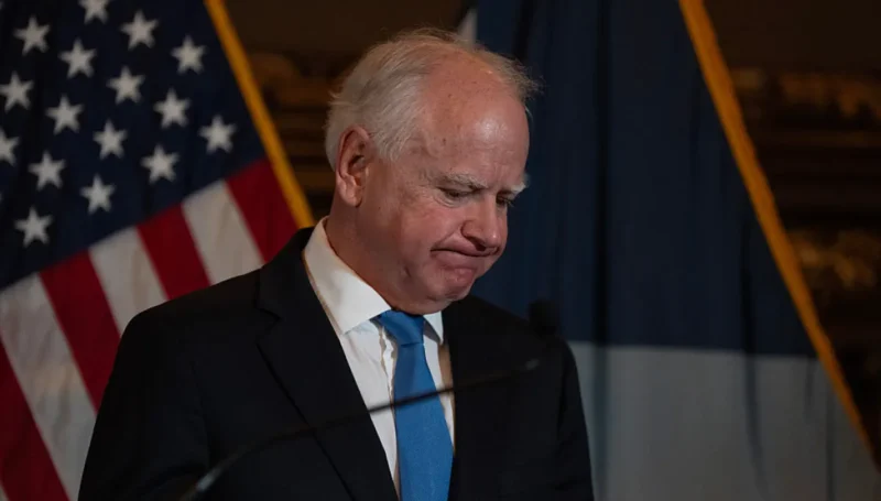 Minnesota Democratic Governor Tim Walz STUNNED After Bombshell Discovery - He Belongs in Prison