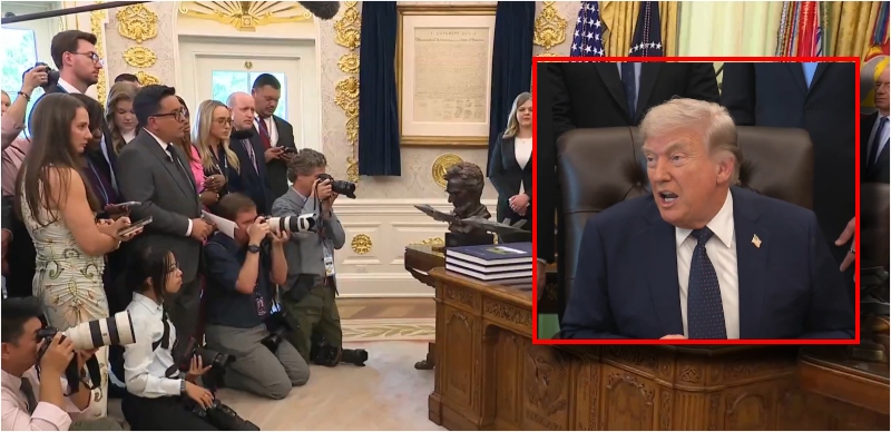 BRUTAL VIDEO: Trump Trashes Reporter to Her Face Over Insane Iran Question