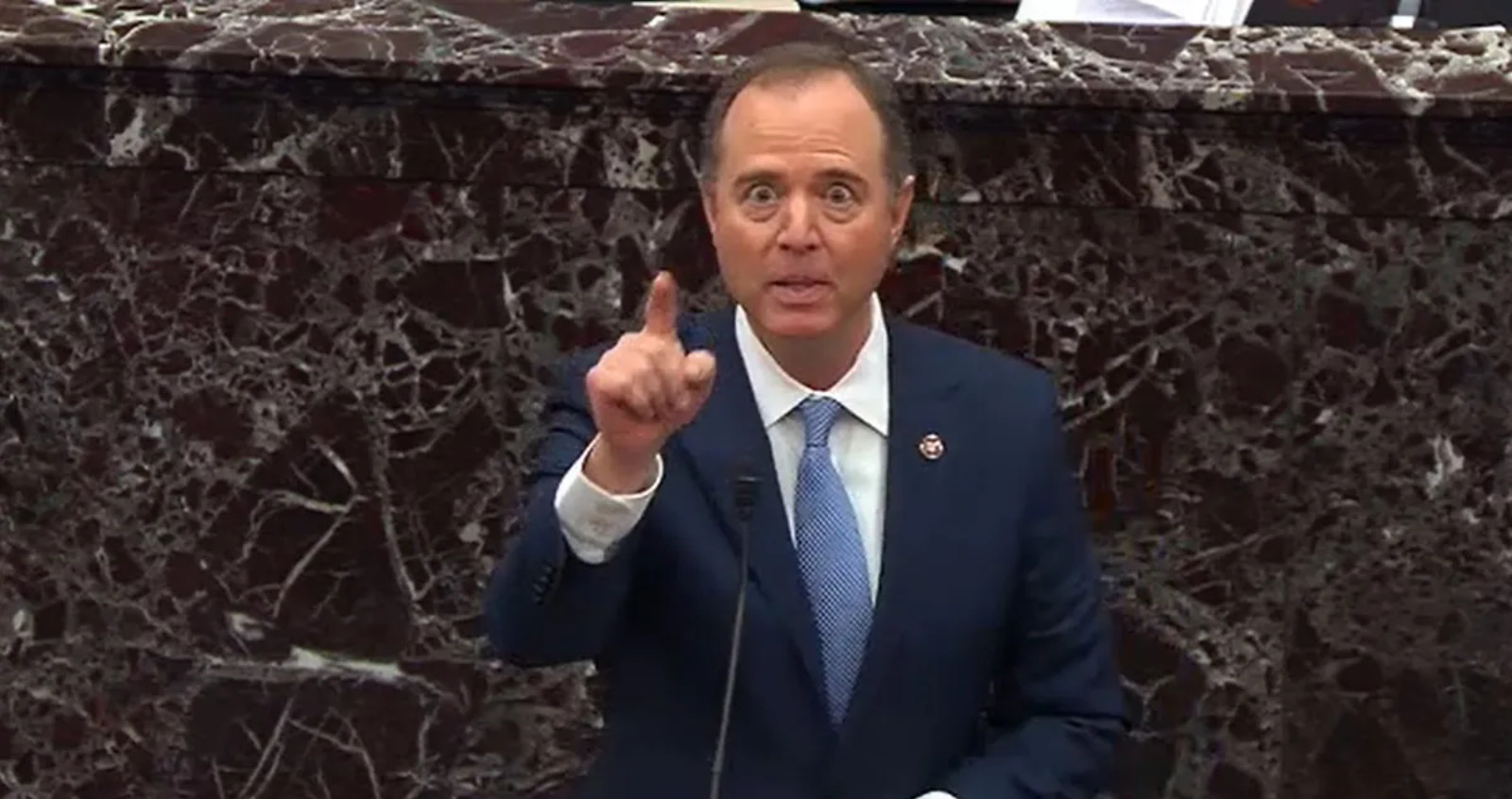 Adam Schiff Loses His Mind Over Trump Announcement Camera Catches It ALL