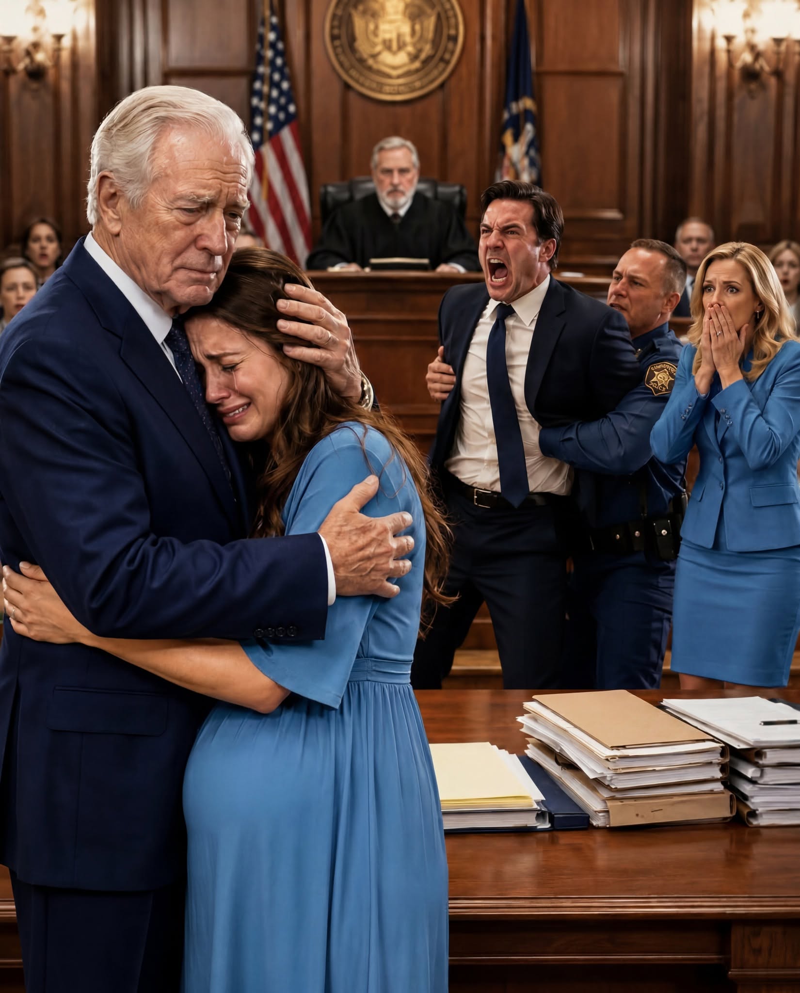 I was 8 months pregnant, penniless and homeless after my divorce — until the woman everyone thought was dead walked through the courtroom doors.