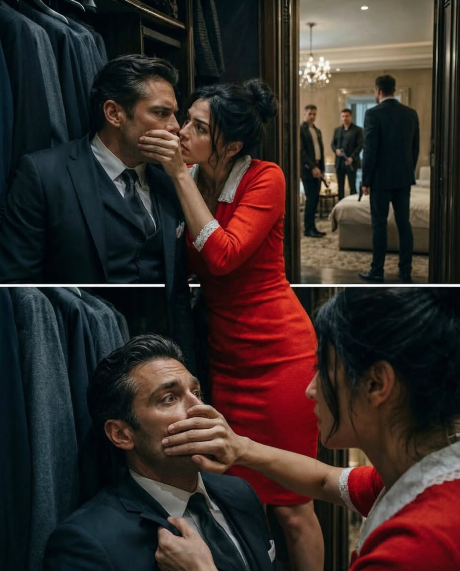 I’m the mafia boss who thought his mansion was impenetrable—until I came home early and the maid I’d ignored for three years dragged me into a closet, because the armed men waiting to kill me were led by the nephew I’d raised as my own.